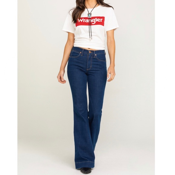 wrangler western yoke jeans